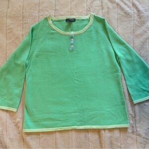 Talbots Kids Long Sleeve Green Tee